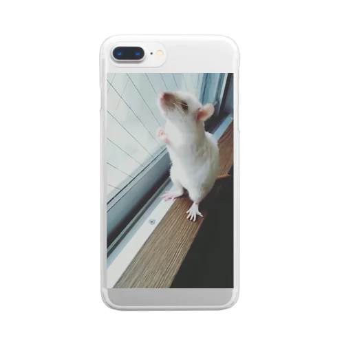 ファンシーラット(peaceful) Clear Smartphone Case