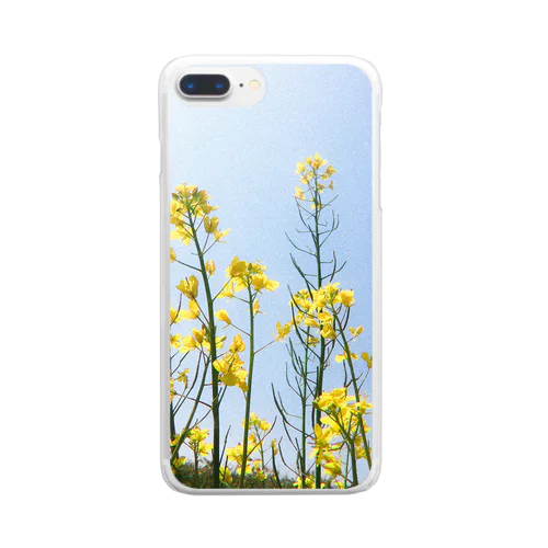 菜の花 Clear Smartphone Case