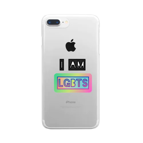 I AM LGBTS グッズ Clear Smartphone Case