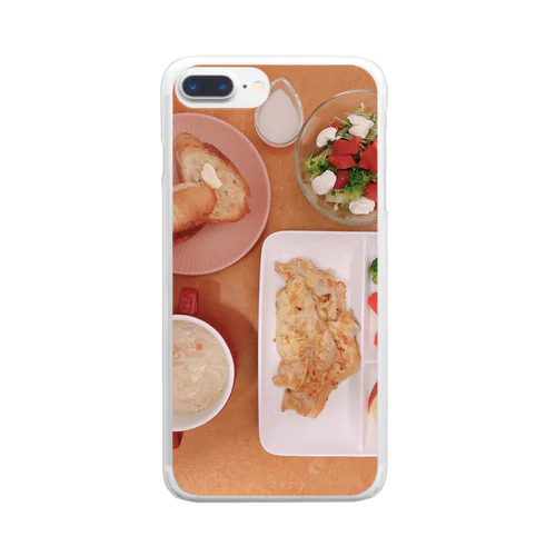 美味しいご飯 Clear Smartphone Case