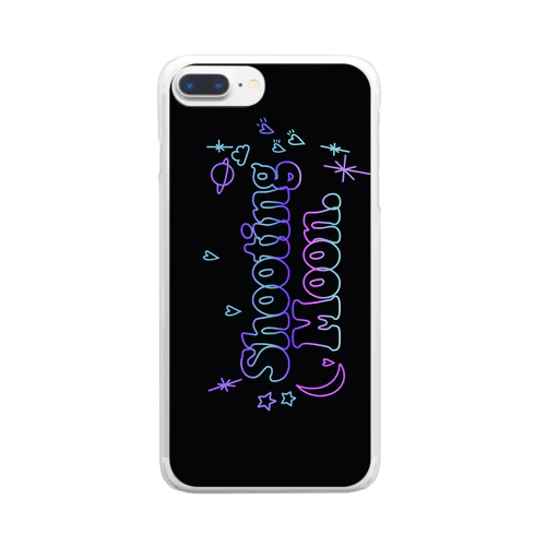 Shooting Moon Fantasy Black ver  Clear Smartphone Case