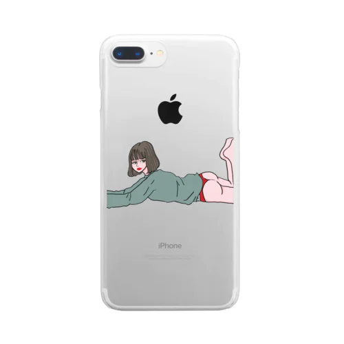 おんなのこ4 Clear Smartphone Case