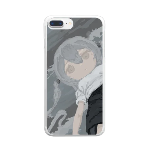 ミクちゃんの空 Clear Smartphone Case