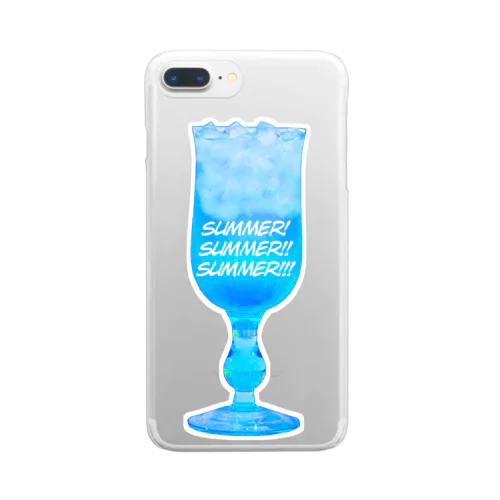 サマードリンク Clear Smartphone Case