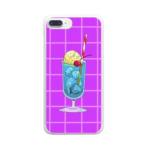 爽やかクリームソーダ2 Clear Smartphone Case