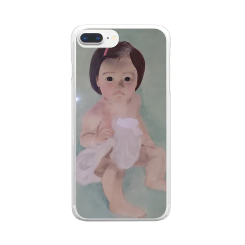 ベイベー１ Clear Smartphone Case