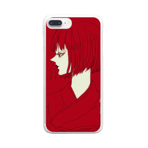 Kimono girl. Clear Smartphone Case