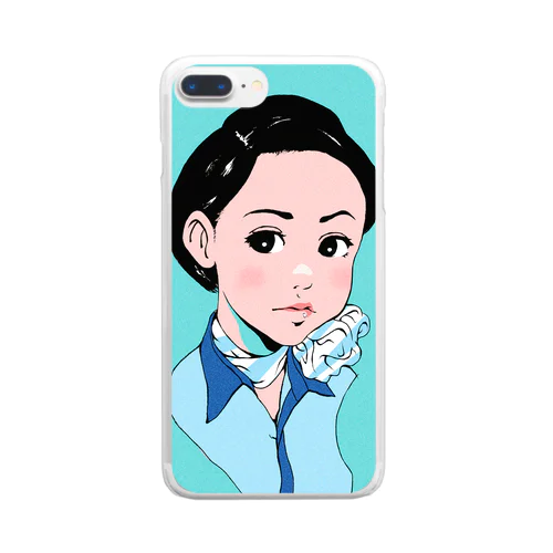 crew illustration series3 Clear Smartphone Case