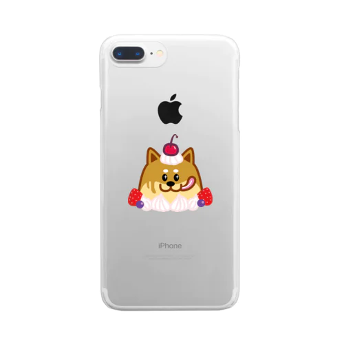 柴犬プリン Clear Smartphone Case