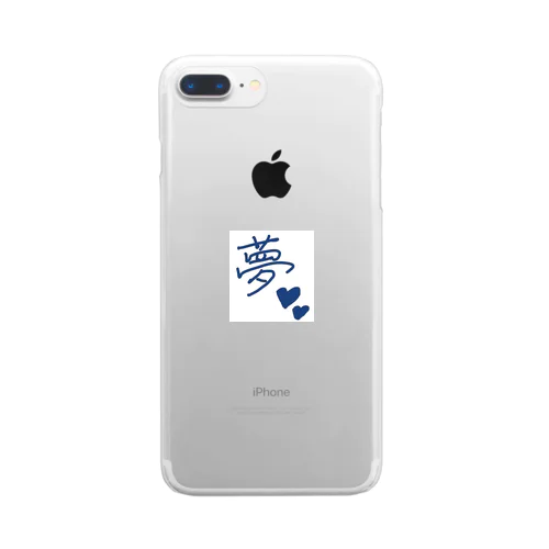 夢Tシャツ Clear Smartphone Case