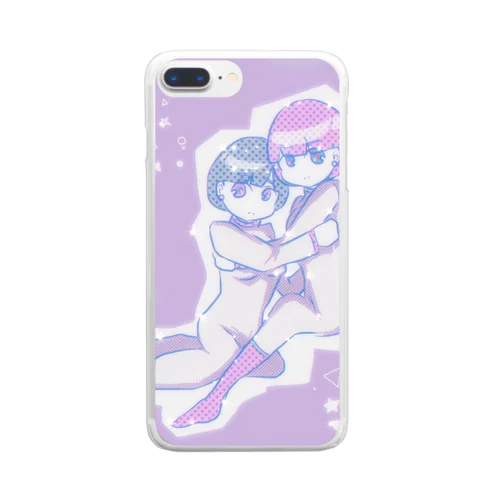 あんどろいどちゃんズ Clear Smartphone Case