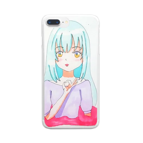 OKちゃん Clear Smartphone Case