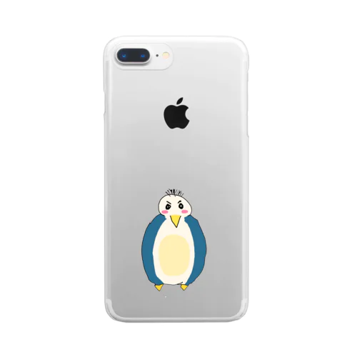 ペンギンさん Clear Smartphone Case