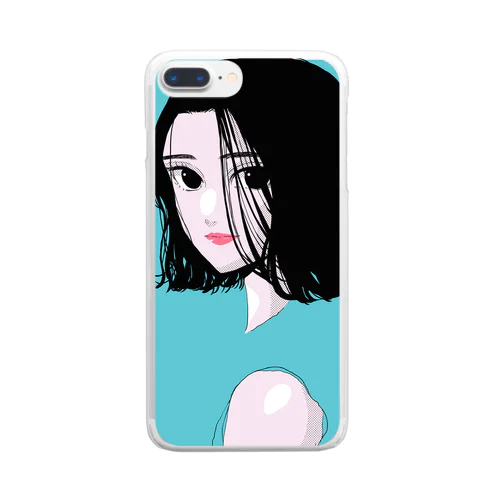 お姉さん Clear Smartphone Case