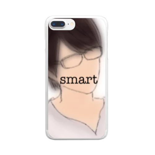 smart（賢い…） クリアスマホケース