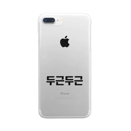 韓国語ドキドキ Clear Smartphone Case