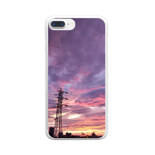 夕空シリーズ Clear Smartphone Case