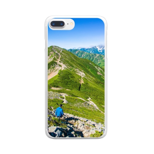 爺ヶ岳　稜線 Clear Smartphone Case
