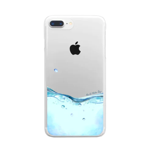 綺麗な水/World Water Day Clear Smartphone Case