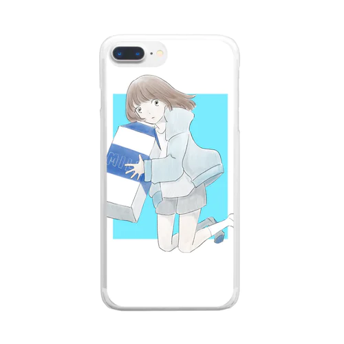 MILKガール Clear Smartphone Case