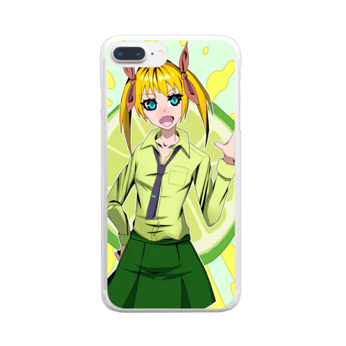 ライムちゃん Clear Smartphone Case