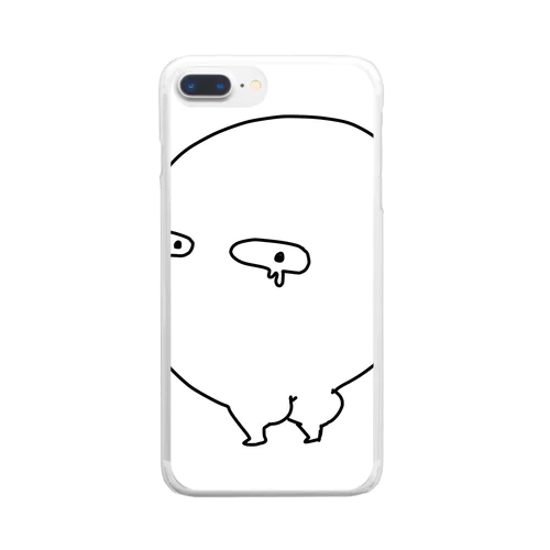 ちりとてくん Clear Smartphone Case