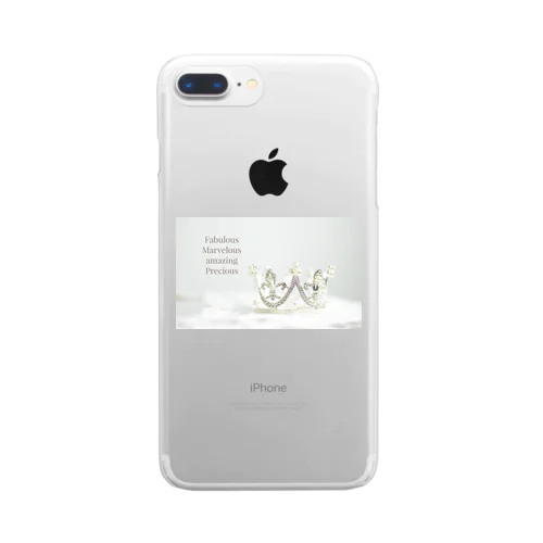 Fabulous Marvelous amazing Precious Clear Smartphone Case