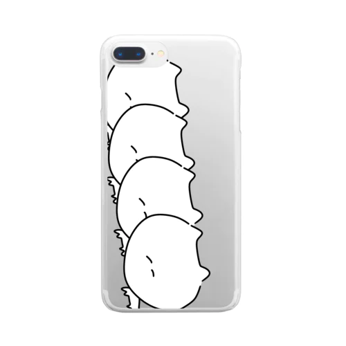 ﾈﾁｺﾔﾝ Clear Smartphone Case