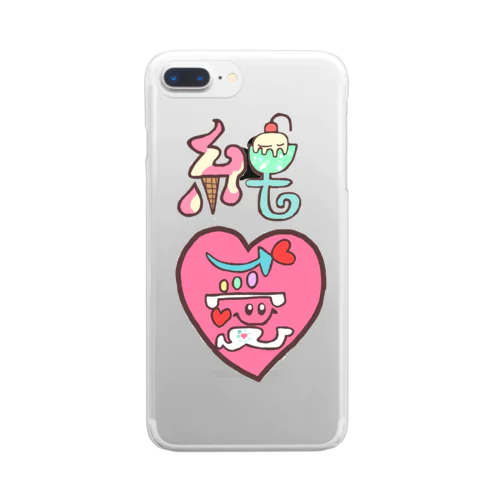 純愛❤︎ Clear Smartphone Case