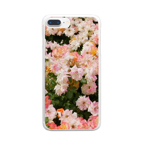 お花が大好きな方へ Clear Smartphone Case