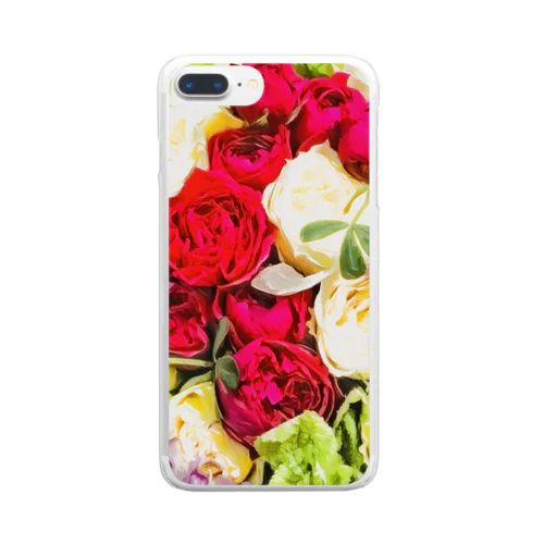 めでたやブーケ💐 Clear Smartphone Case