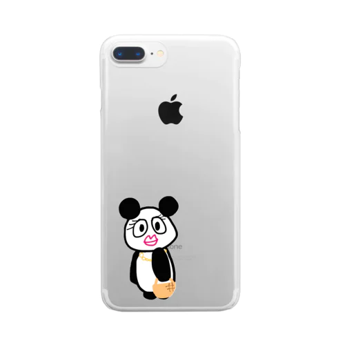 パンダの奥さん Clear Smartphone Case