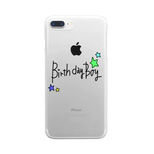 Birth day Boy ⭐️ Clear Smartphone Case