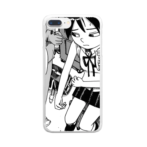 ワクチンを怖がるいたいけな女子高生 Clear Smartphone Case