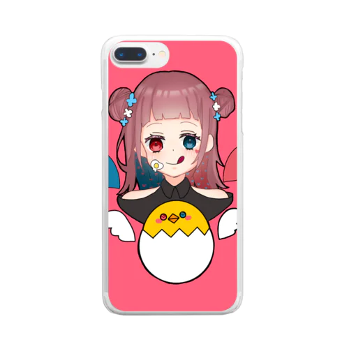 オリキャラ Clear Smartphone Case