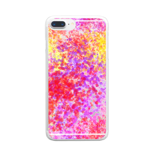 Harmony of 4 colors  Clear Smartphone Case