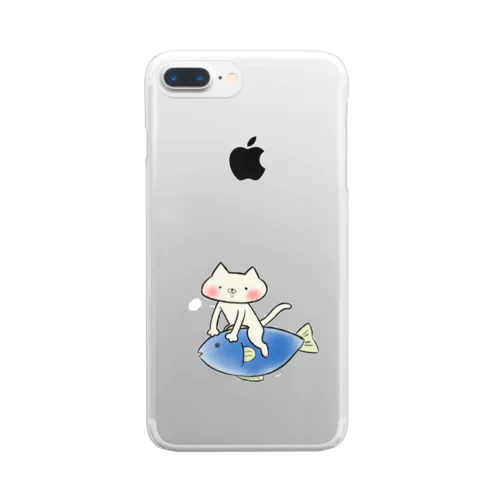 らいどおん（背景なし） Clear Smartphone Case