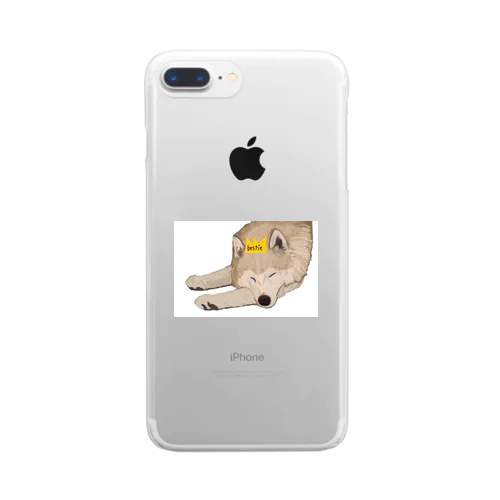 bestie husky dog SHALA Clear Smartphone Case