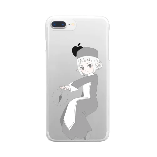 モリオンの擬人化 Clear Smartphone Case