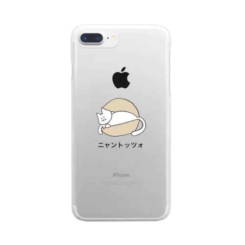 ニャントッツォ Clear Smartphone Case