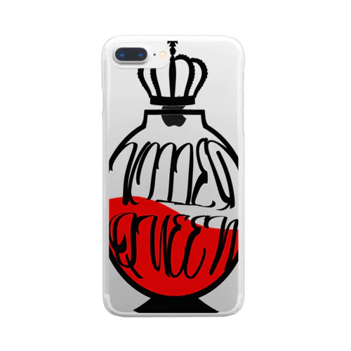 「KILLEЯ QUEEN」オリジナルロゴクリアスマートフォンケース Clear Smartphone Case