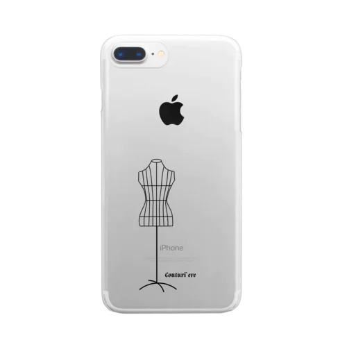 Couturi`ere  【お針子】 Clear Smartphone Case