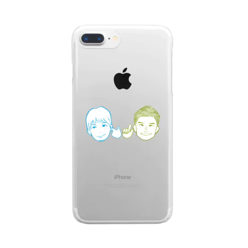 ナカノとピロリ イラスト カラー Clear Smartphone Case