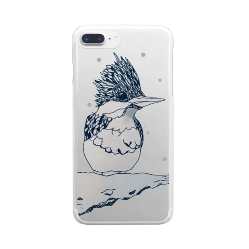 ヤマセミさん Clear Smartphone Case