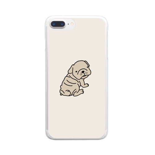 ぶるたろう。 Clear Smartphone Case