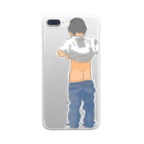 男の子 Clear Smartphone Case