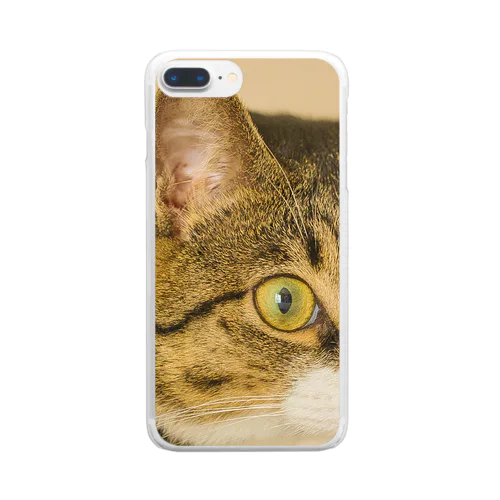 猫ちゃん Clear Smartphone Case