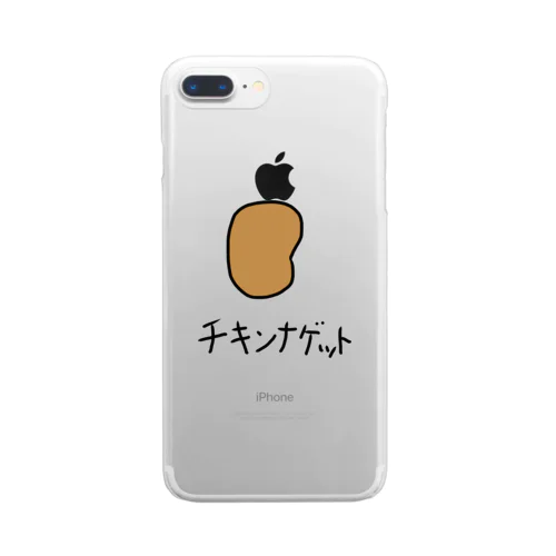 チキンナゲット Clear Smartphone Case