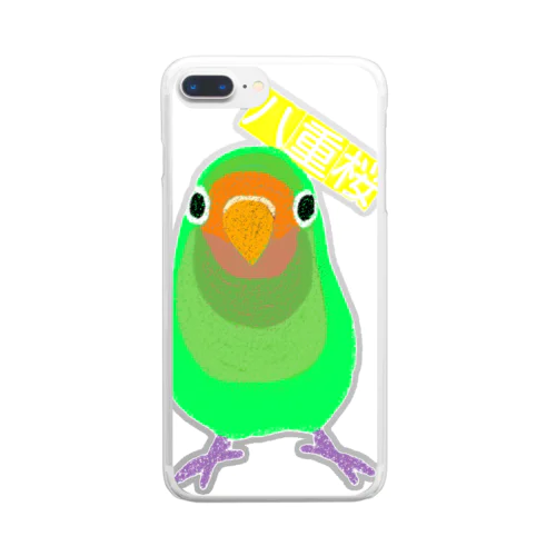 ヤエザクラインコさん Clear Smartphone Case