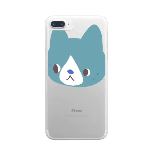 どデカくれよん猫 1 Clear Smartphone Case